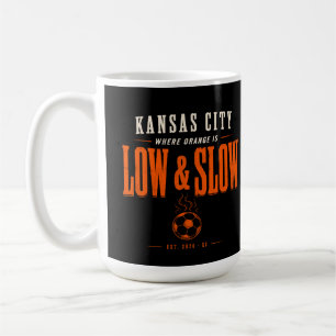 Mug Kansas City où l'orange est bas et lent