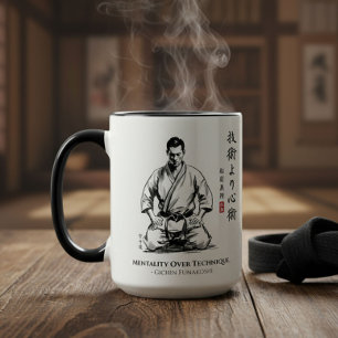 Mug Karate 5e Précepte - Mentalité avant la Technique