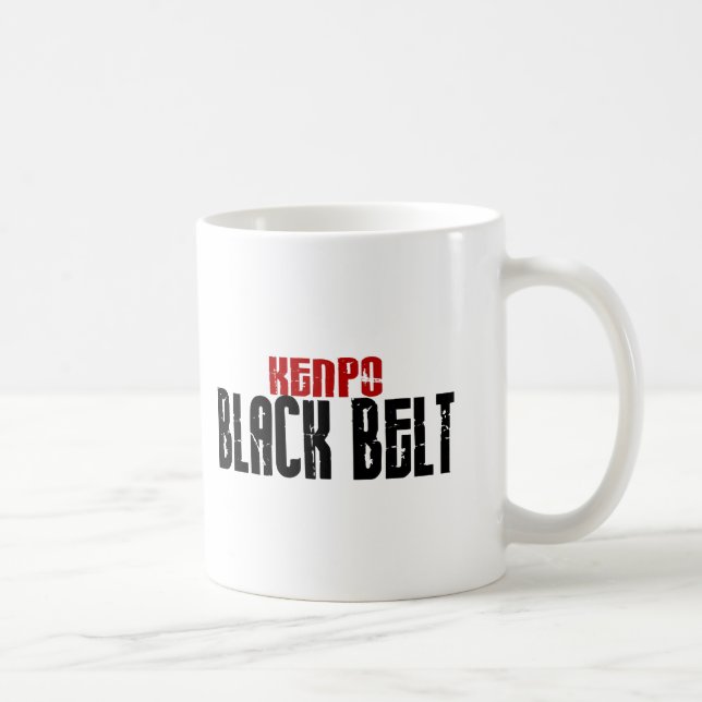 Mug Karaté de ceinture noire de Kenpo (Droite)