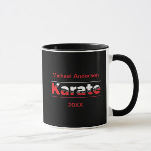 Mug Karate Martial Arts Rouge
