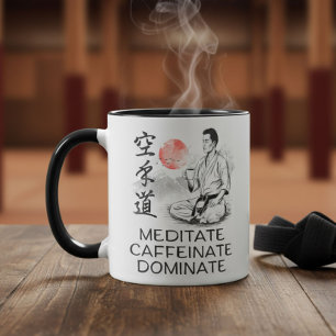 Mug Karate - Méditez. Cafféinez. Dominez.