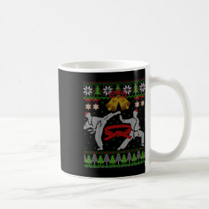 Mug Karate Noël Sweat Ugly Ceinture Rouge Art Martial