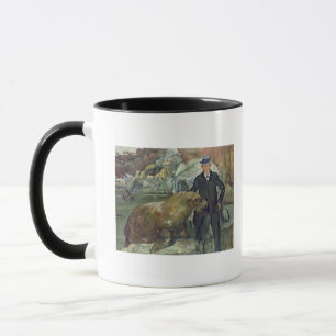 Mug Karl Hagenbeck dans son Zoo, 1911