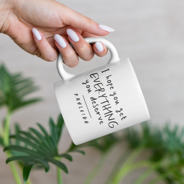 Mug Karma obtenez tout ce que vous méritez (Créateur téléchargé)