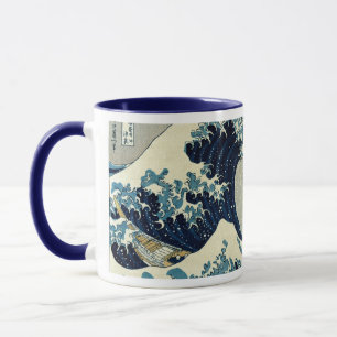 Mug Katsushika Hokusai dans La Grande Vague au large d