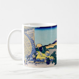 Mug Katsushika Hokusai - Moulin à eau à Onden