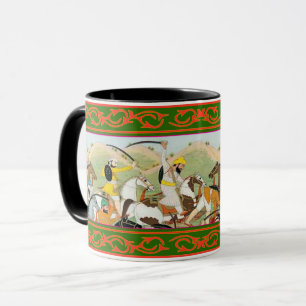 Mug Kaur - art historique sikh #3 - noir