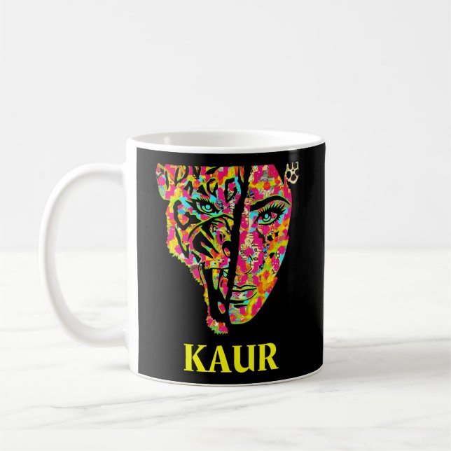 Mug Kaur Sherni Lion Sardarni Sikh Punjabi Empowert (Gauche)