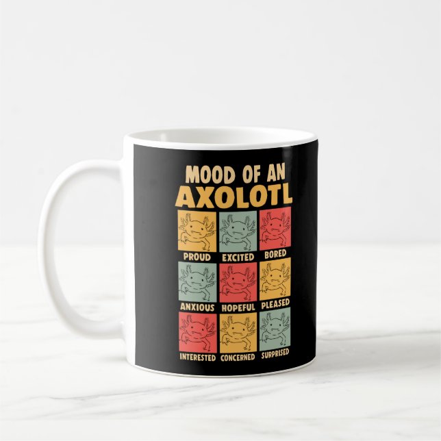 Mug Kawaii Axolotl Mood Amphibian Plaisanterie (Gauche)