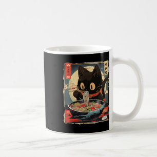 Mug Kawaii Chat Manger Ramen nouilles Anime Cadeaux Fi