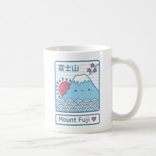 Mug Kawaii Love Mount Fuji Japon Doodle