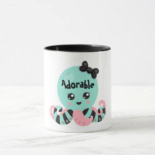 Mug Kawaii Octopus Design