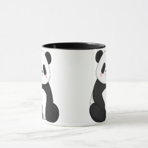 Mug Kawaii Panda noir et blanc