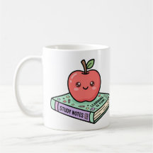 Kawaii Pomme sur Livre Gif d'Appréciation pour Ens