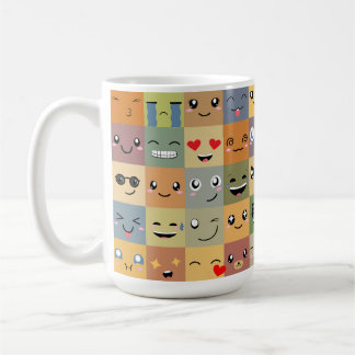 Mug Kawaii Smilies Emoji Fun