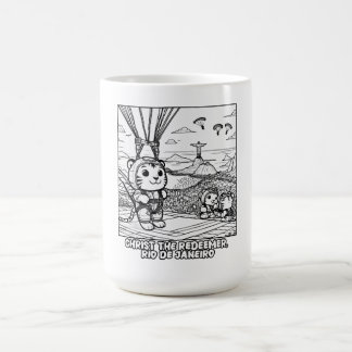 Mug Kawaii Tigers au Christ Rédempteur, Rio