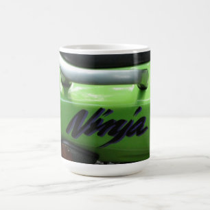 Mug Kawasaki Ninja vert ZX-6R Motocycle, vélo de rue