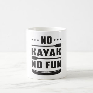 Mug Kayak Canoë Kayak Canoë Paddle Idée cadeau