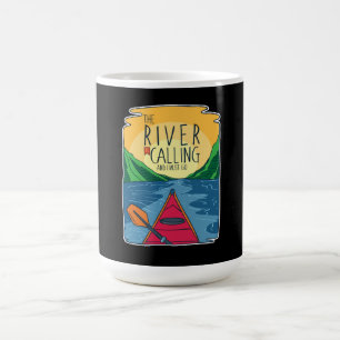 Mug Kayak - River Appelle Et Je Dois Y Aller