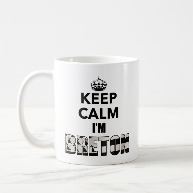 Mug Keep calm i'm Breton (Gauche)