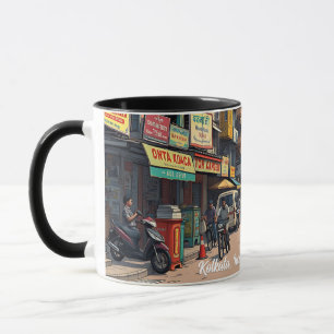 Mug Keepsaké Souvenir pour le centre-ville de Kolkata,