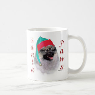 Mug Keeshond Père Noël Paws
