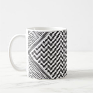 Mug Keffiyeh noir et blanc