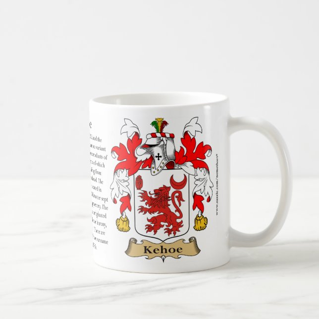 Mug Kehoe, l'origine, la signification et la crête (Droite)