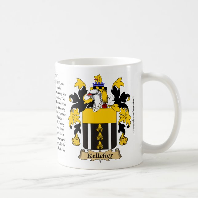 Mug Kelleher, l'origine, la signification et la crête (Droite)