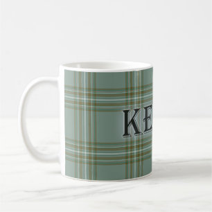 Mug Kelly Tartan avec le nom de famille