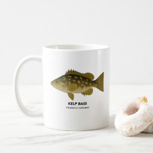 Mug Kelp Bass - Animaux marins de Californie