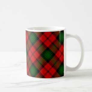 Mug Kerr tartan rouge vert plaid
