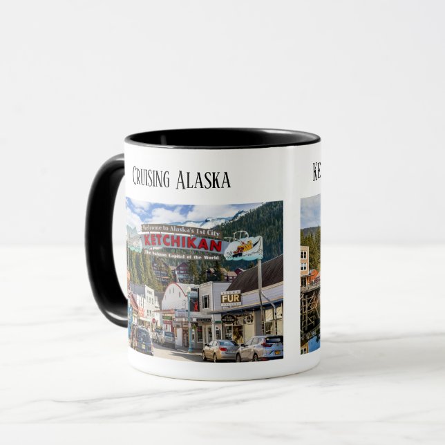 Mug Ketchikan Creek Street, Croisière Alaska (Devant gauche)