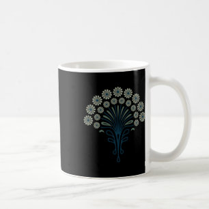 Mug Kf 0358 E - Daisies rétro Vintages les années 70 P