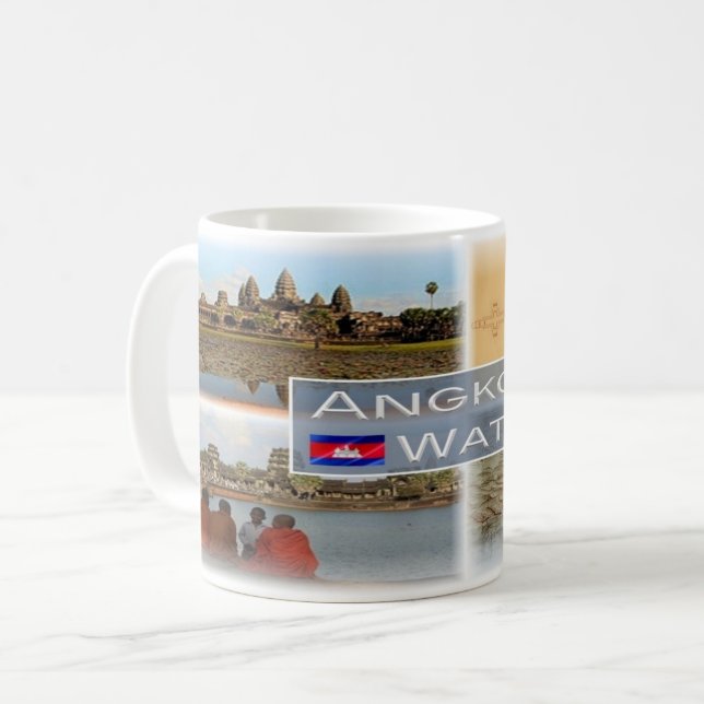 Mug KH Cambodge - Angkor Vat - (Devant gauche)