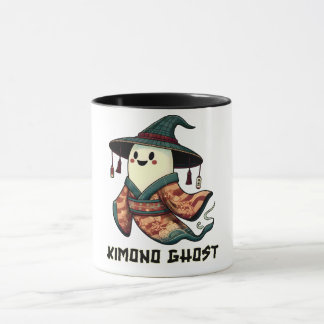 Mug Kimono fantôme - Trick ou régal - Happy halloween