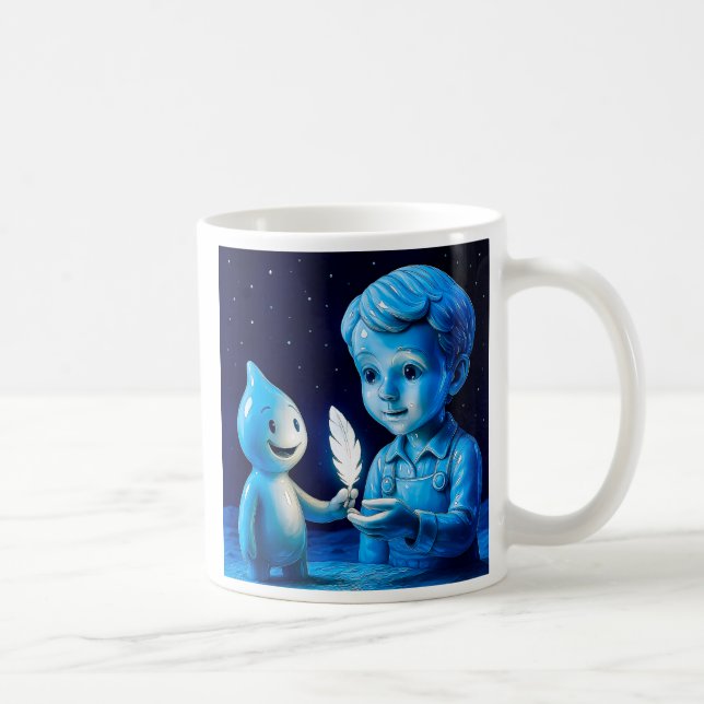 Mug Kind des blauen Mondes Kaffeetasse (Rechts)