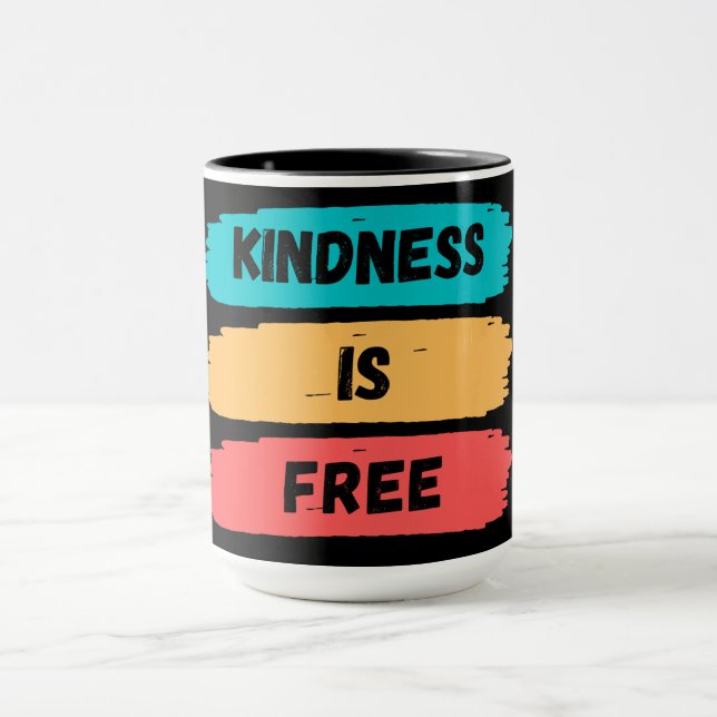 Mug Kindness est libre (Centre)