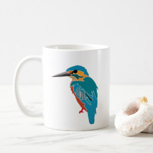 Mug Kingfisher Colorful