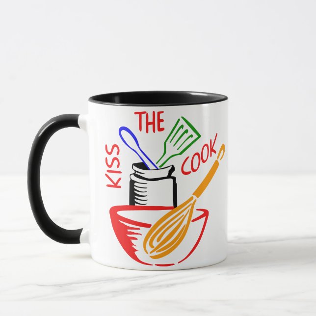 Mug Kiss the cook (Gauche)