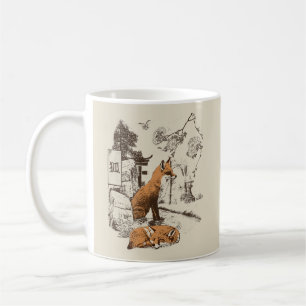 Mug Kitsune - Conception traditionnelle de streetwear
