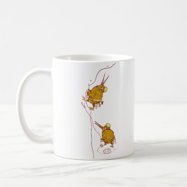 Mug Kiwi NZ BIRDS ROCK ESCALADE (Gauche)