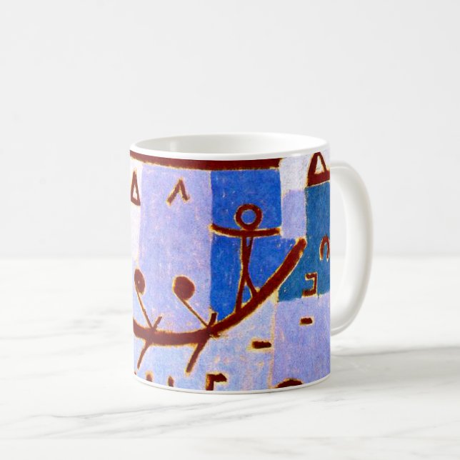 Mug Klee - Légende du Nil, art abstrait populaire (Devant droit)
