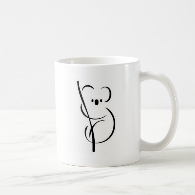 Mug Koala minimaliste (Droite)