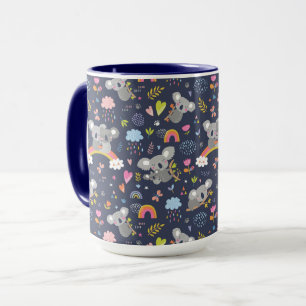 Mug Koala Rainbow Love Motif