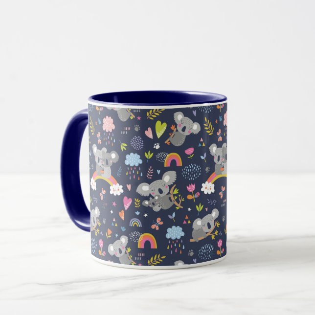 Mug Koala Rainbow Love Motif (Devant gauche)