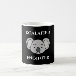 Mug Koalafied Engineer Cute Koala Funny Job Pun