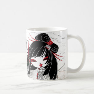 Mug Kokeshi koi nobori Kaffeetasse