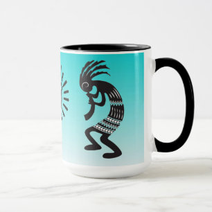 Mug Kokopelli Avec Symbole Sun Amérindien