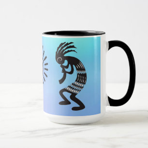 Mug Kokopelli Avec Symbole Sun Amérindien